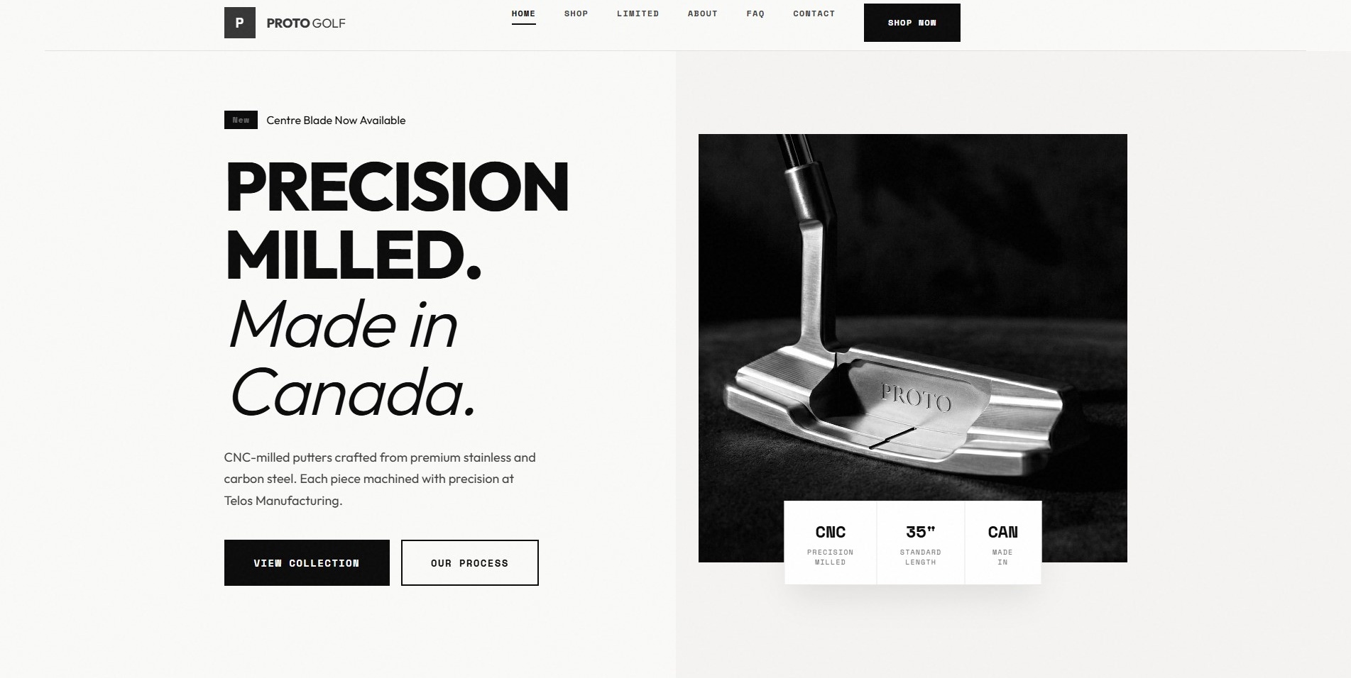 Proto Golf custom putter